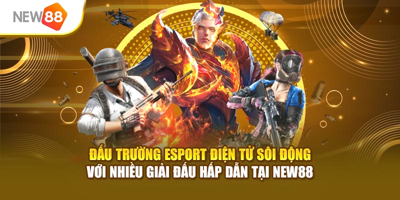 Đấu trường Esport điện tử sôi động với nhiều giải đấu hấp dẫn tại New88
